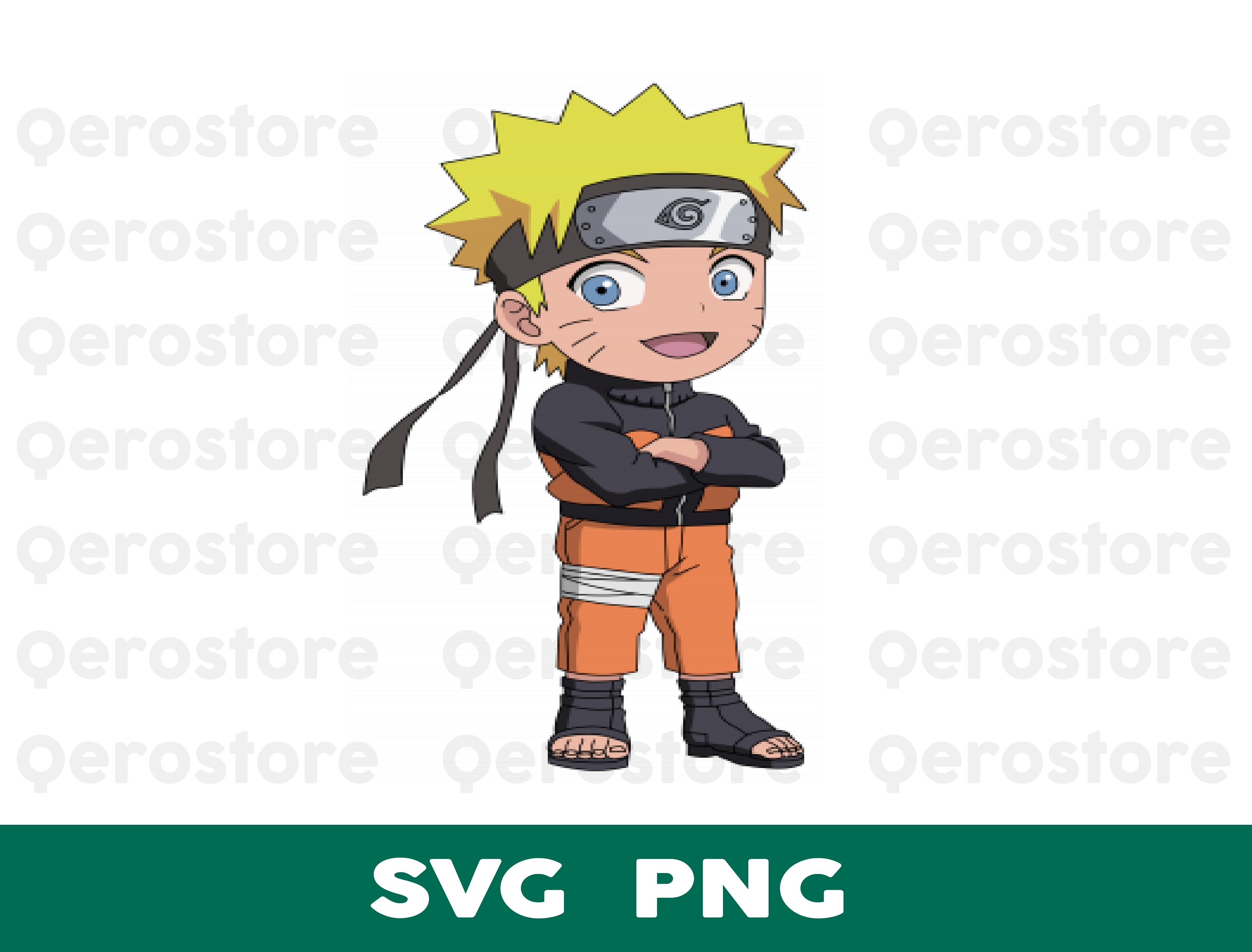 Naruto Svg/Naruto SVG Chibi/Anime svg file download/Manga SVG Etsy