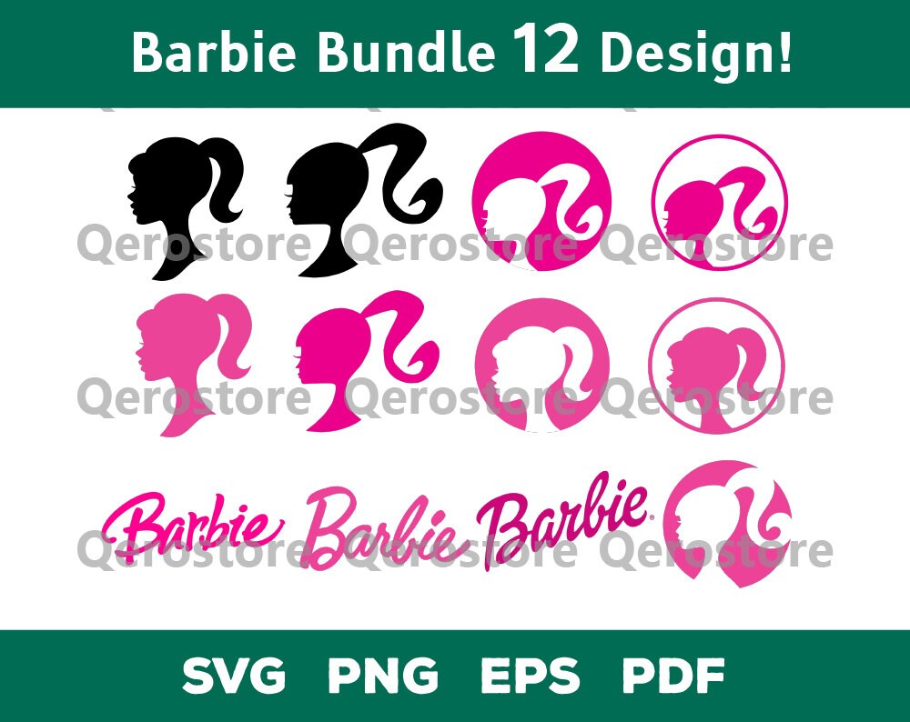 Download Barbie Head Svg Cutting File Bundle Barbie Ken Printable Cut | Etsy