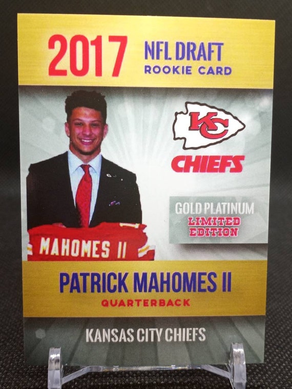 Patrick Mahomes Gold Platinum Rookie Phenoms Kansas City Chiefs