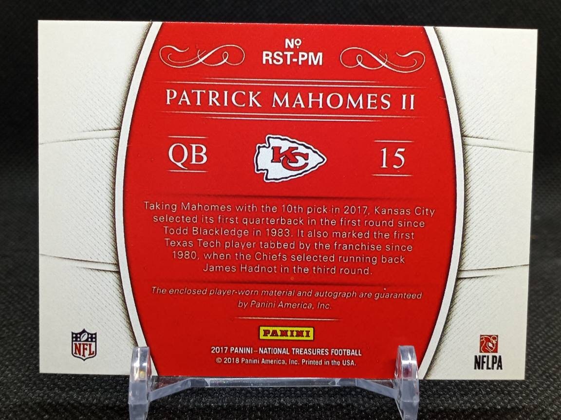 Patrick Mahomes Reprint Facsimile Jersey & Facsimile Autograph - Etsy