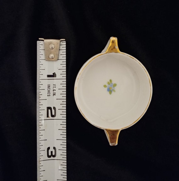 Vintage Nippon Porcelain Hand Painted Salt Cellar Rin… Gem