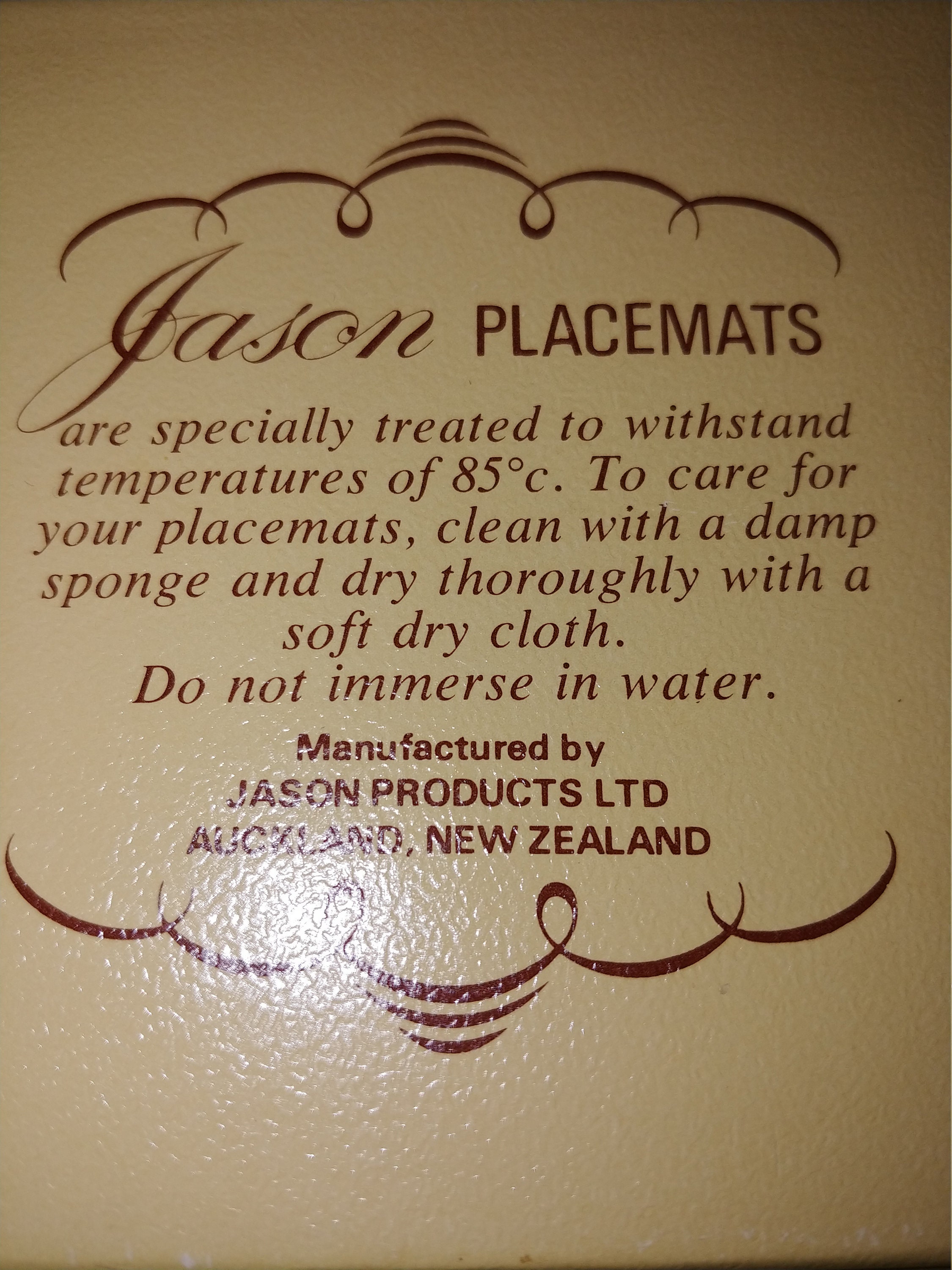 Vintage Jason Placemats Coasters Wild Flowers Cork Back Etsy 日本