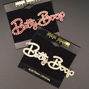 1990s Betty Boop MGM Grand Las Vegas Austrian Crystal Pins - Select from List