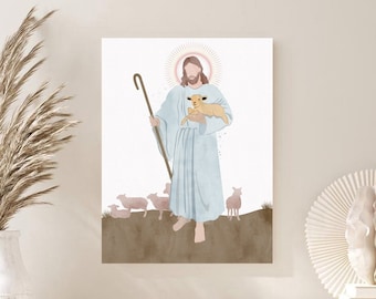 Jesus Portrait, Jesus Wall Art, Printable, Jesus Is The Way, Baptism Gift, Jesus print, Christian Wall Art, Jesus Christ, lds art