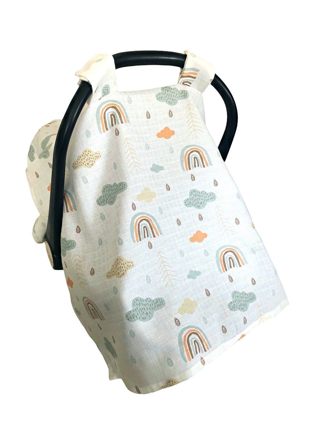 Muslin Car Seat Canopy Muslin Car Seat Cover Baby Stroller Etsy