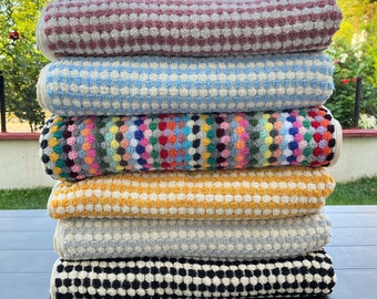 Bath Towel - Rainbow Soft Cotton Beach Towel - Thick Absorbent Turkish Towel - Hand Loomed Organic Terry Towel -Spa Towel