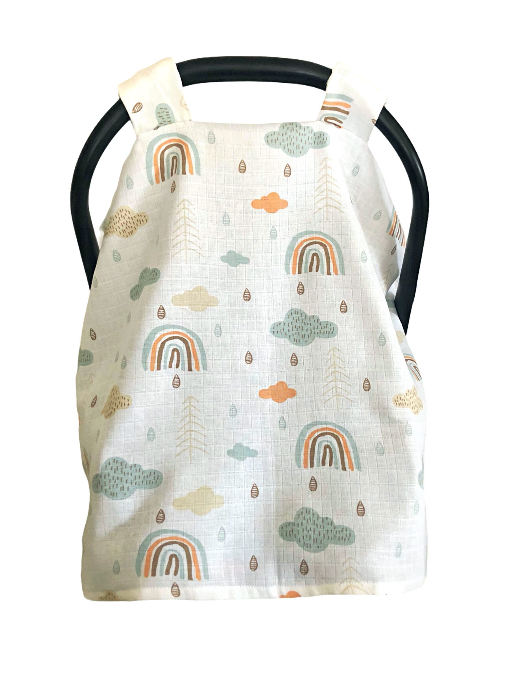Muslin Car Seat Canopy Muslin Car Seat Cover Baby Stroller Etsy