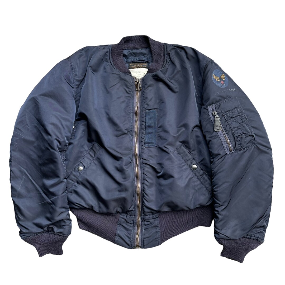 90s ALPHA B-15C 50s復刻 USA flight jacket Vintage Alpha Industries