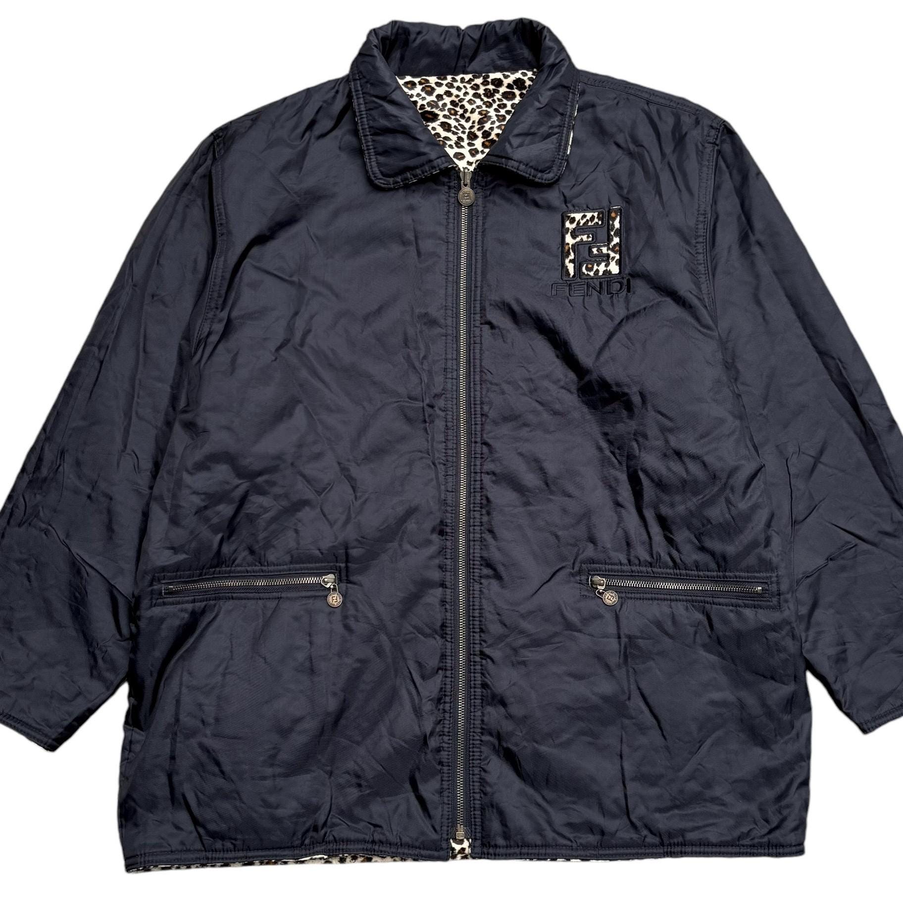 【関税・送料込み】FENDI CASUAL JACKETS Blouson Fabric Brown | Fendi