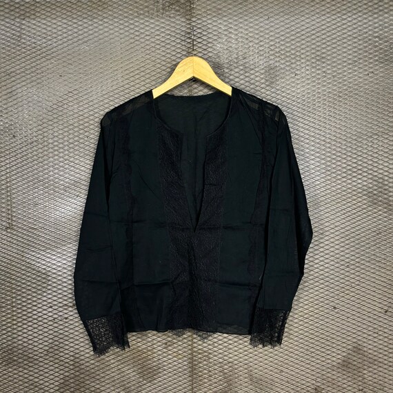 gucci sheer blouse