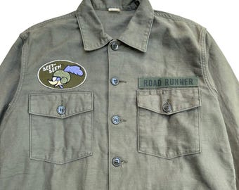 TOYS McCOY Utility Shirt Men's Custom Patched Printed Long