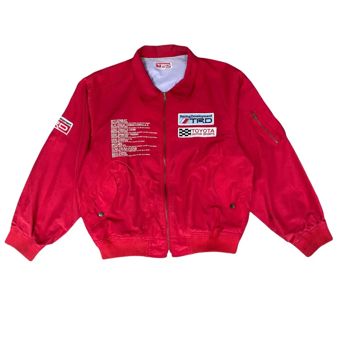 Vintage Toyota Racing Development Trd Bomber Jacket - Etsy