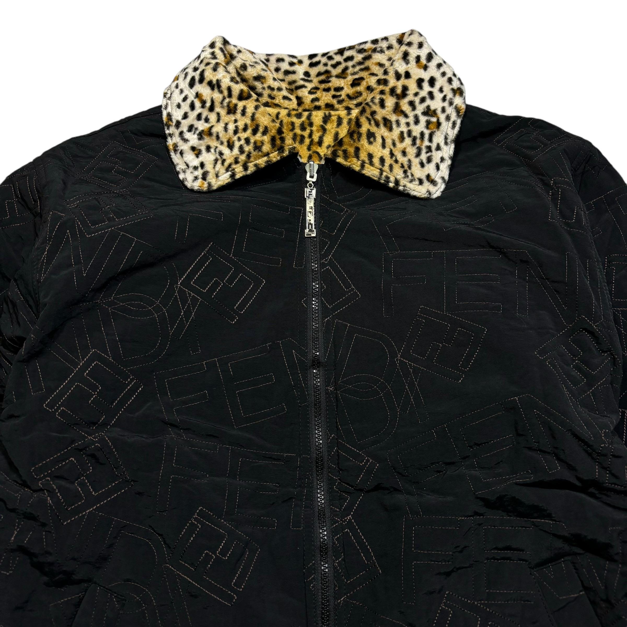Vintage Fendi Leopard Reversible Jacket - Etsy