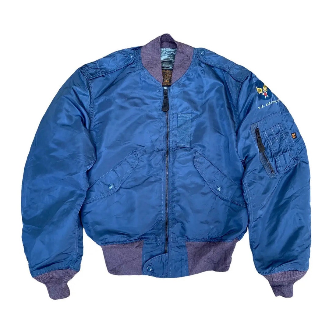 Vintage Alpha Industries L-2A Bomber Jacket - Etsy Vintage Alpha Industries L-2A Bomber Jacket - Etsy