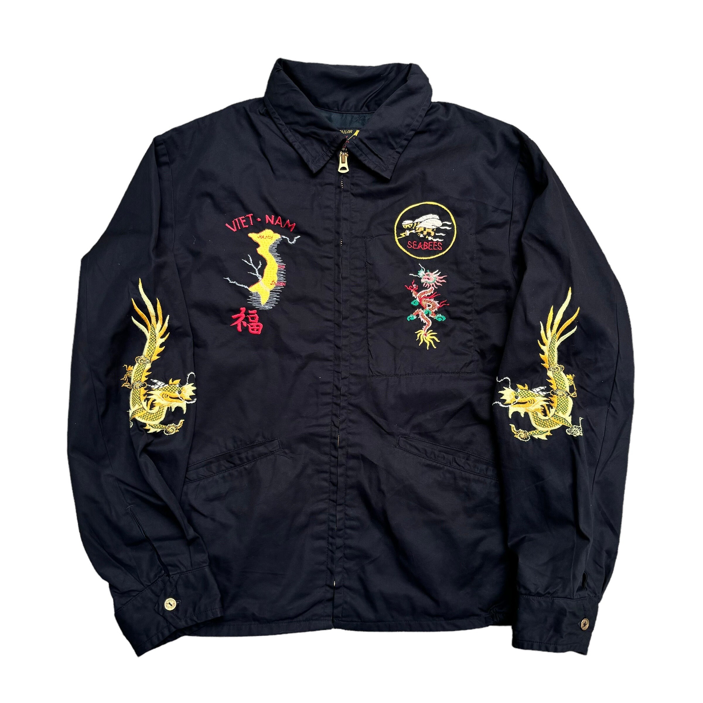 Vintage Vietnam Souvenir Jacket - Etsy Vintage Vietnam Souvenir Jacket - Etsy