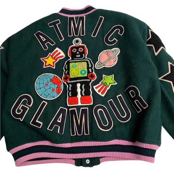 Very Rare Vintage Hysteric Glamour Atomic Varsity Jacket - Etsy
