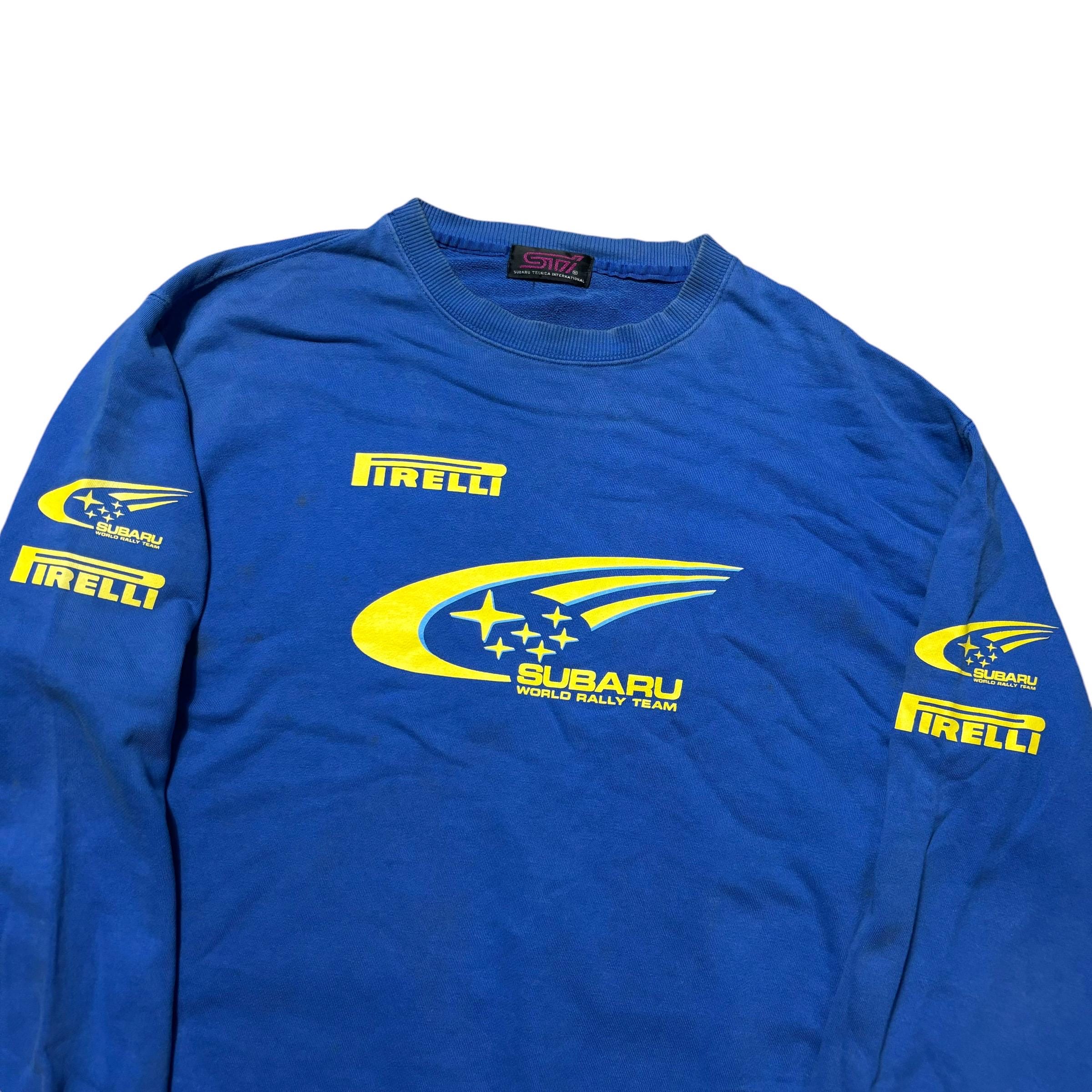 Vintage Subaru World Rally Team Fleece 1/4 Zip Large – dla dushy