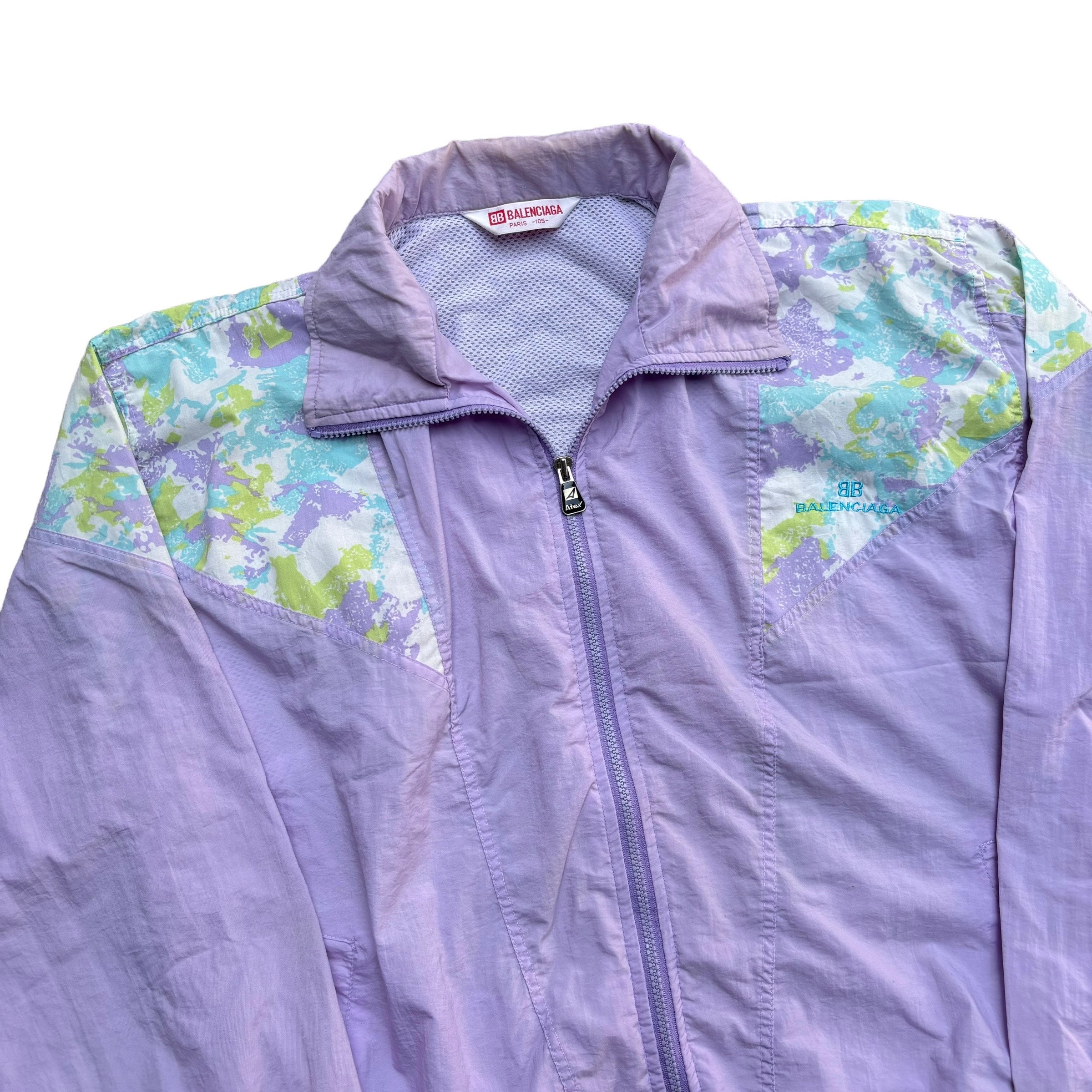 Vintage 80s Balenciaga Track Jacket - Etsy Vintage 80s Balenciaga Track Jacket - Etsy