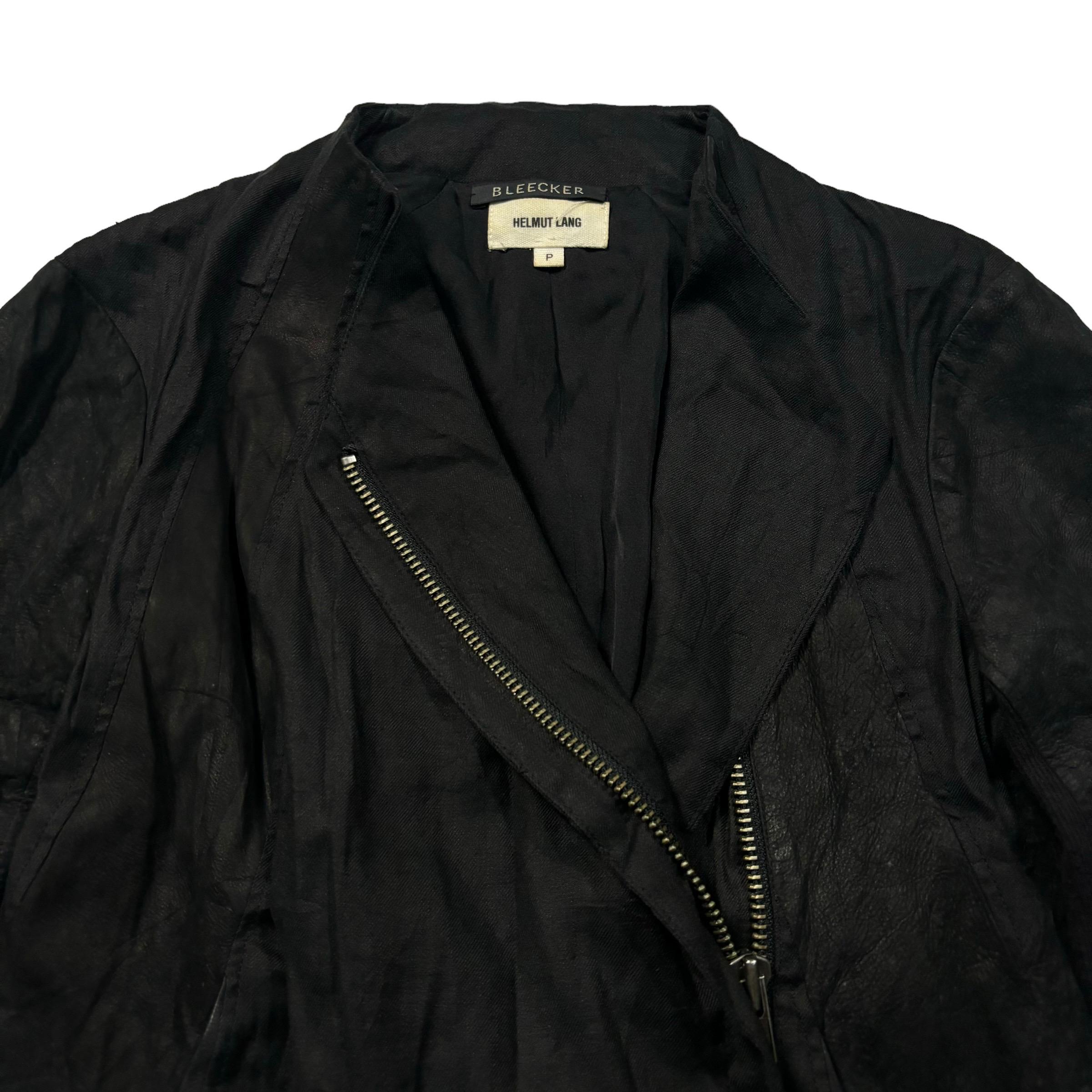 ジャケット・アウター HELMUT LANG asymmetry coat Helmut Lang Bleecker Asymmetrical Leather Jacket - Etsy