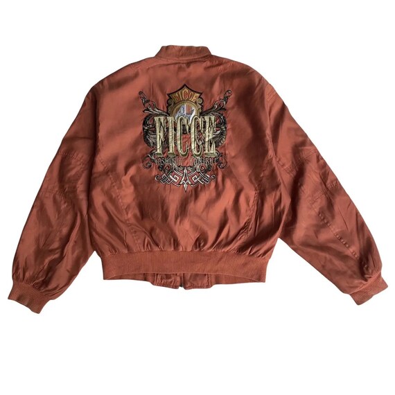 Vintage Ficce Uomo by Yoshiyuki Konishi Embroidery MA-1 Bomber  