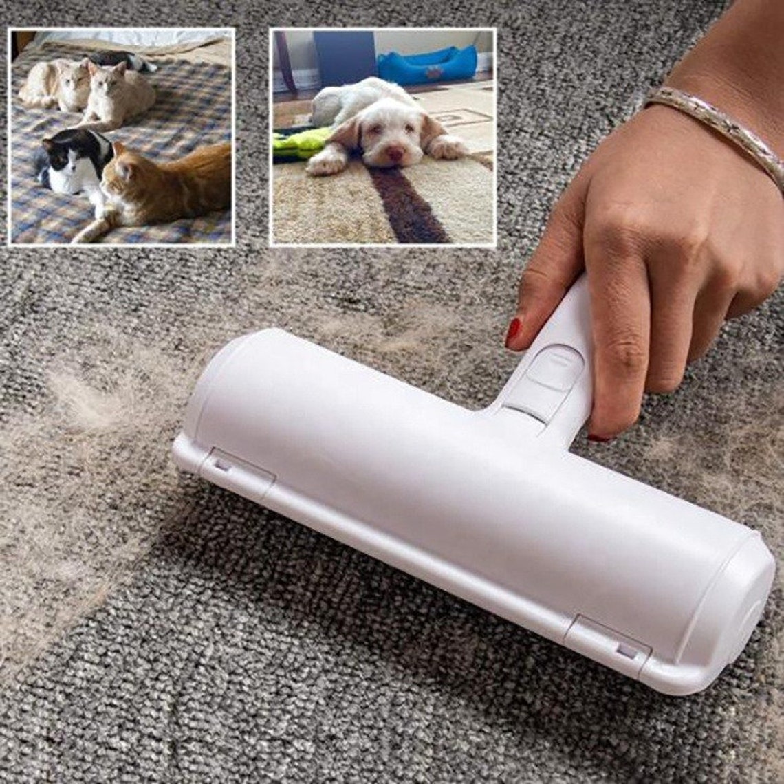 Reusable Lint Roller Dog Hair Remover Cat Hair Remover Pet Etsy