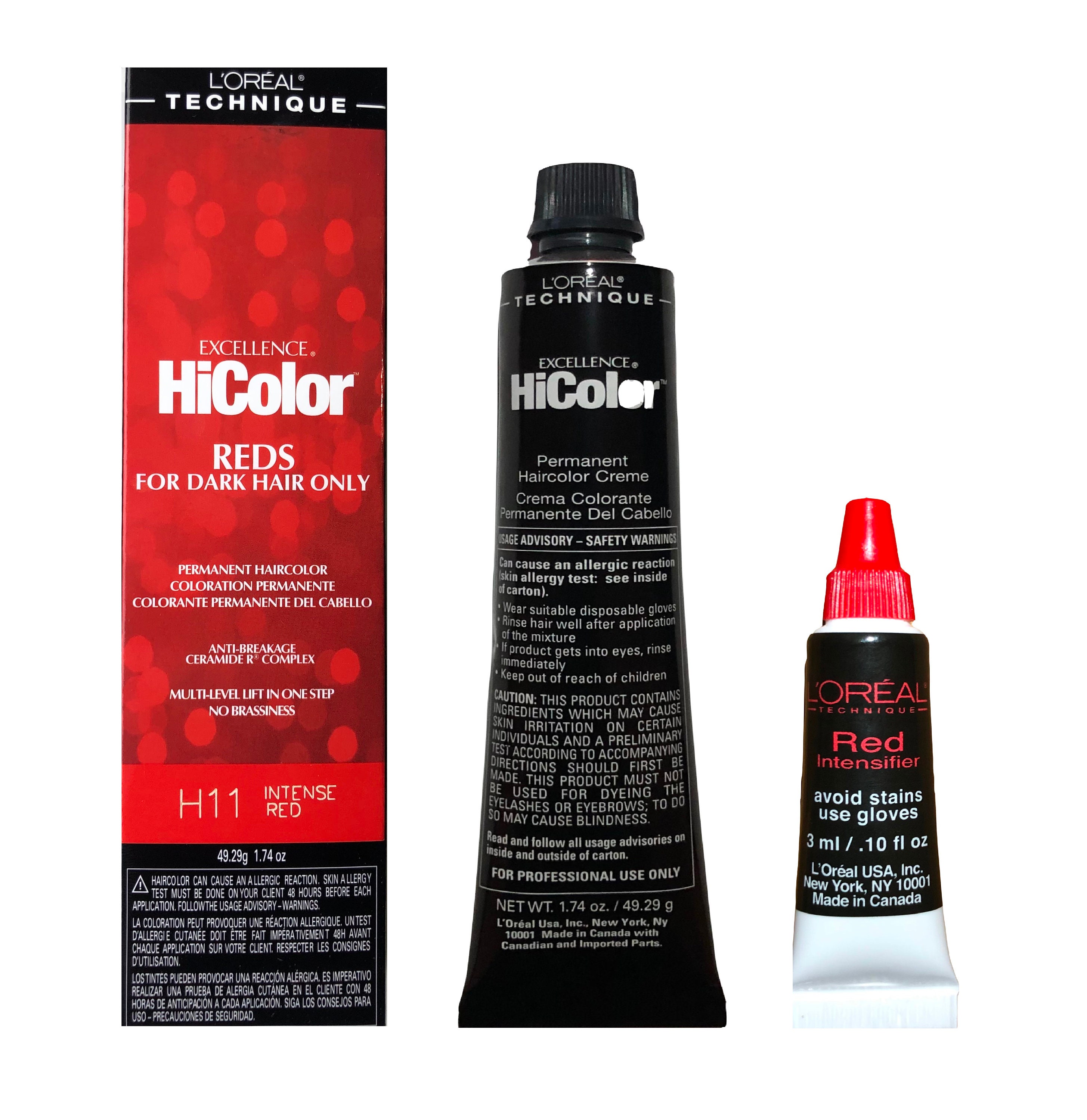 L'oreal Technique Hicolor Intense Red H11 Permanent Hair - Etsy Australia