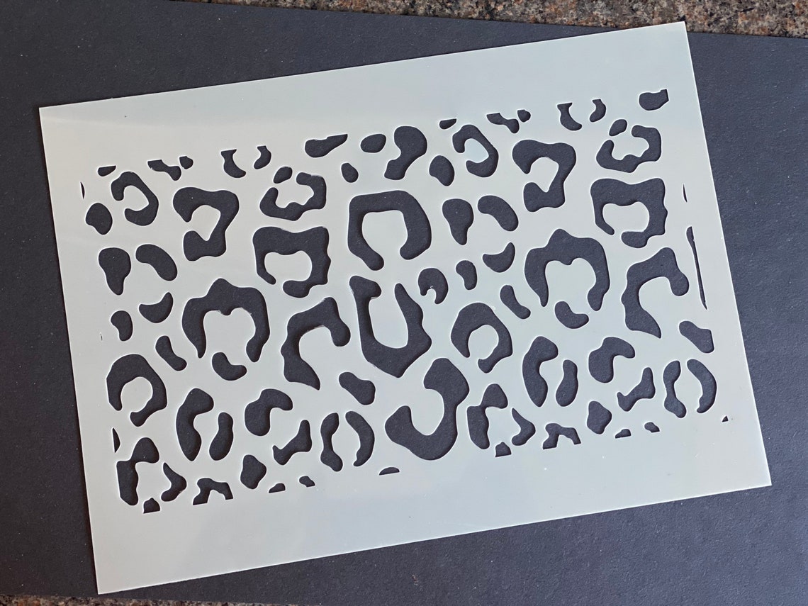 Large Print Leopard Print Cake Stencil Baking Stencil Etsy