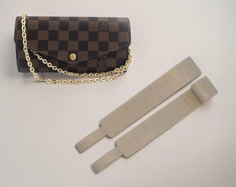 Wallet to Crossbody Bag Converter Kit with Chain, Silicone Adapter for Designer Wallets