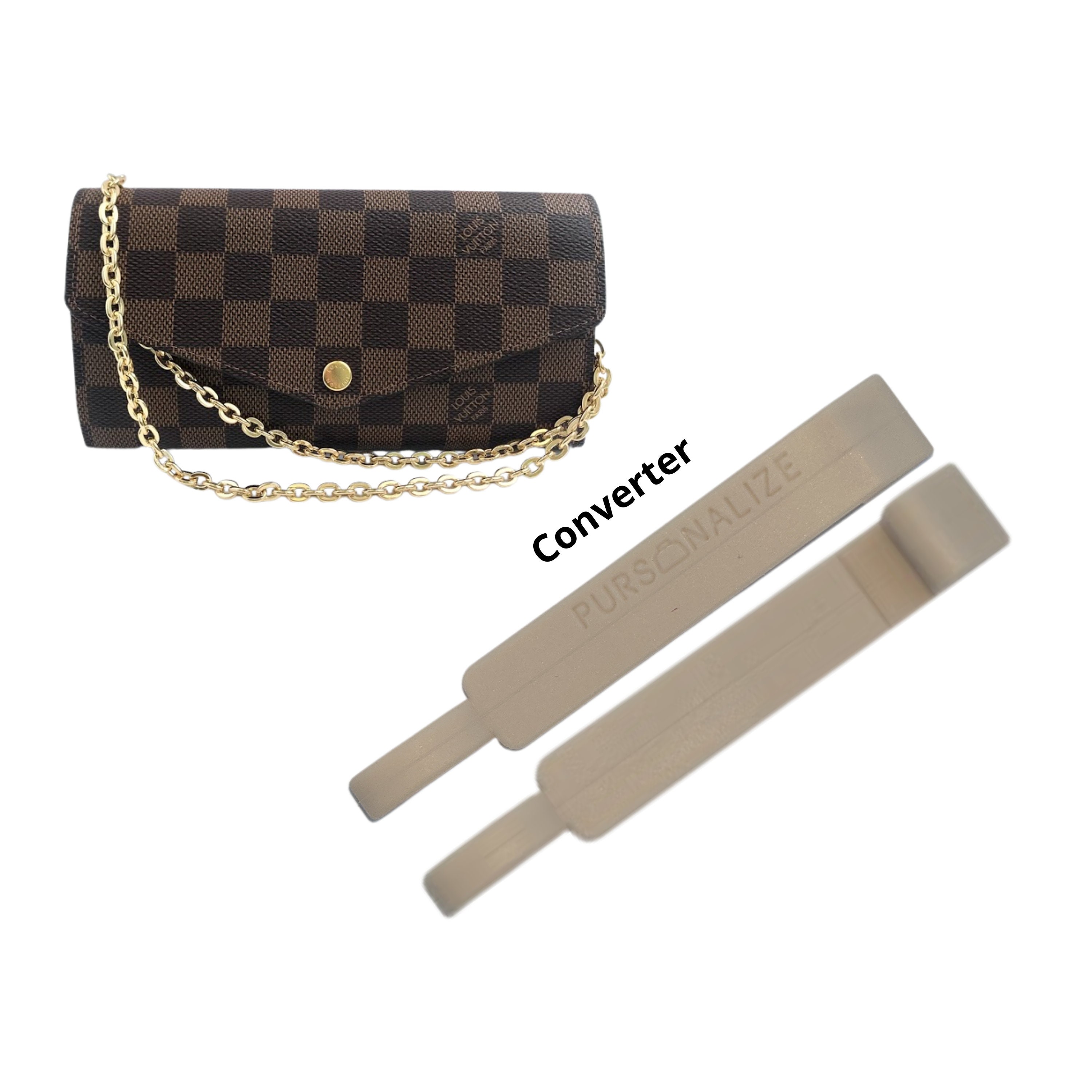  purse insert conversion kit - for LV Wallet Sarah bag, handbag  accessories, inner bag organizer, 3015- brown : Clothing, Shoes & Jewelry