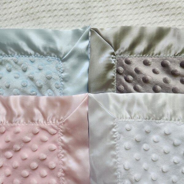 Minky Silky Edge Blanket Etsy