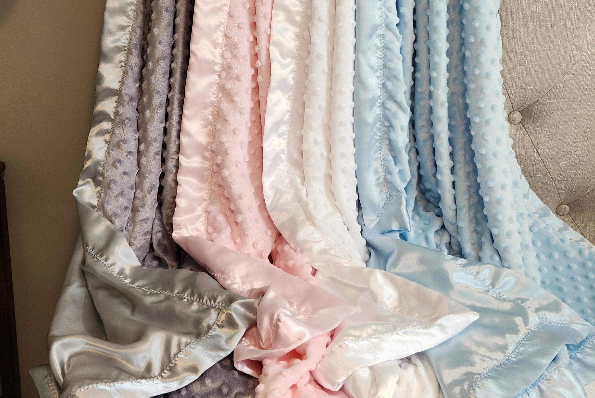 Silk edged blanket hotsell