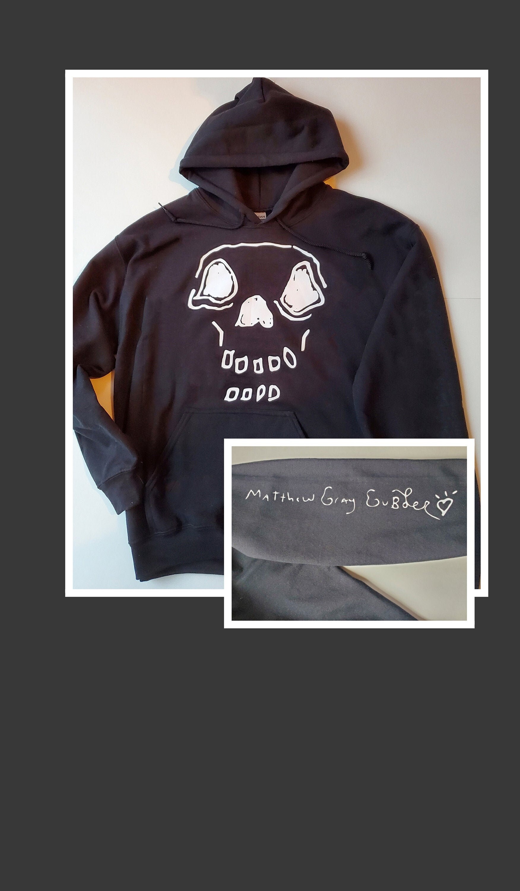 matthew gray gubler skeleton hoodie