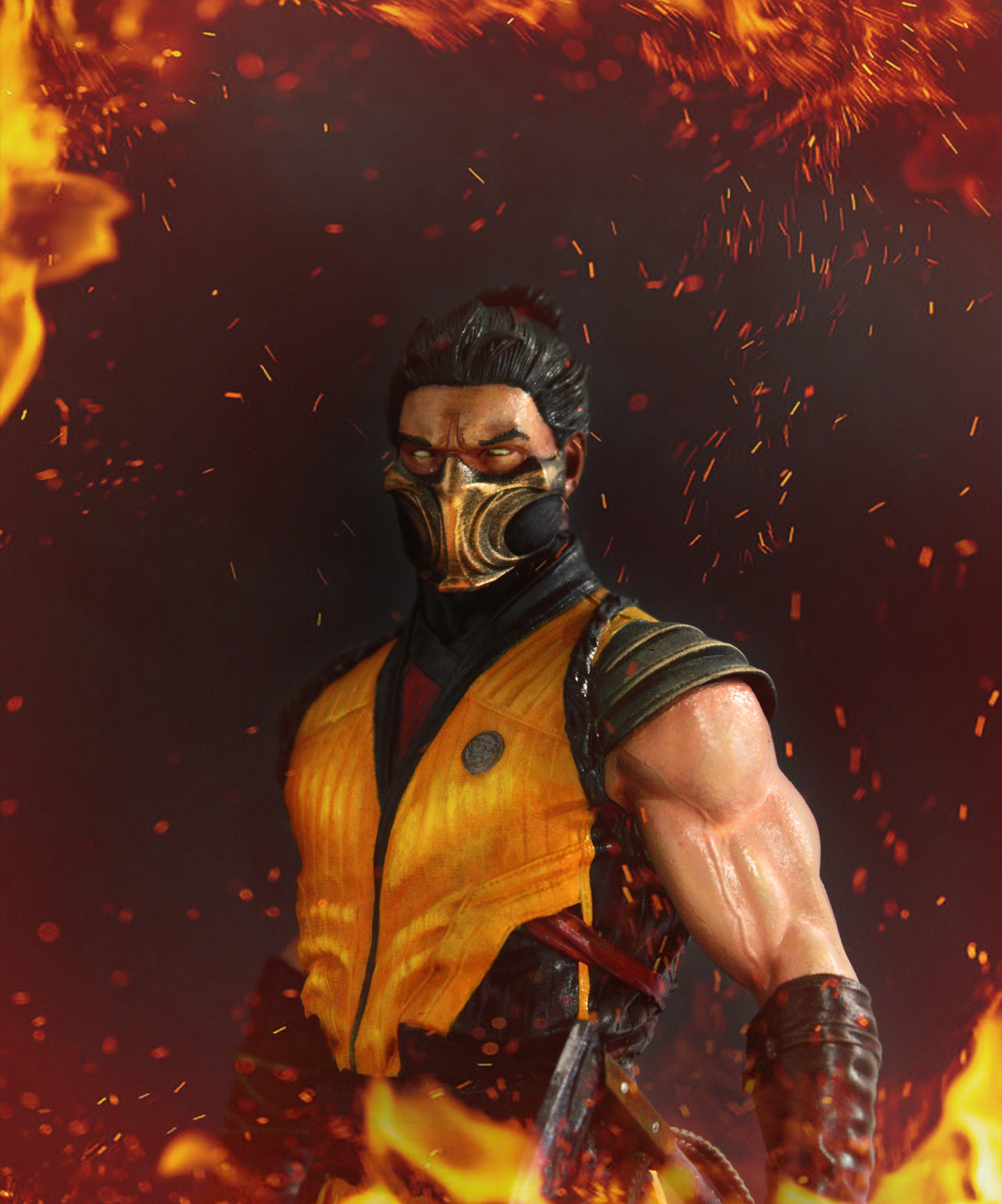 OBJ file Mortal Kombat 1 Shang Tsung Statue 🥷・3D printable model to  download・Cults