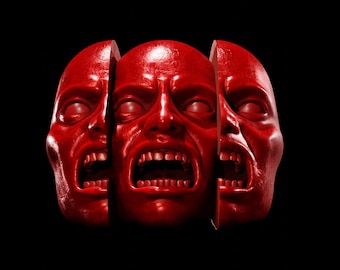 POE: Orbe Vaal – Peça de Colecionador Pintada à Mão (15 cm)