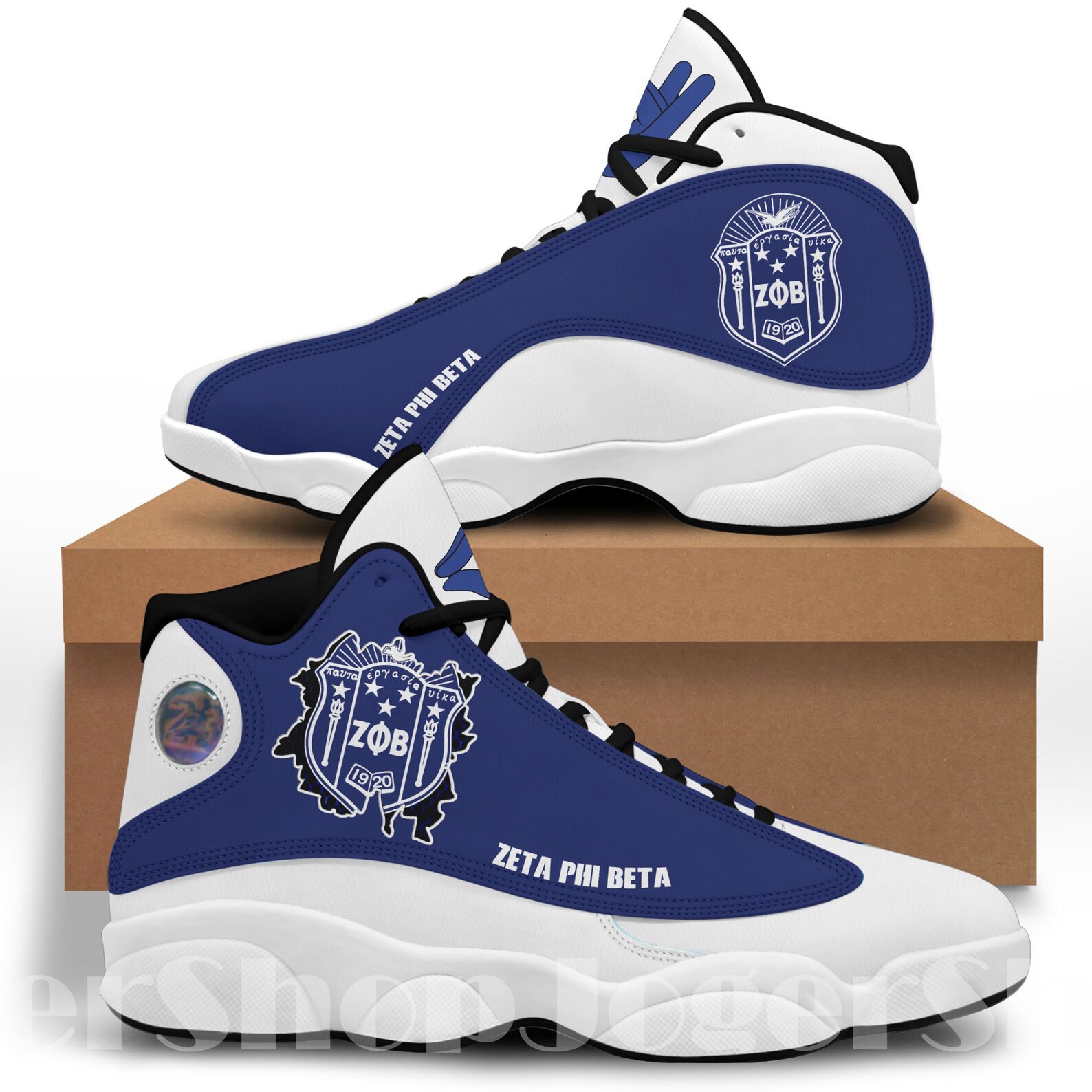 Zeta phi beta Air JD13 Shoes zeta phi beta NFL JD13 Vegan Etsy
