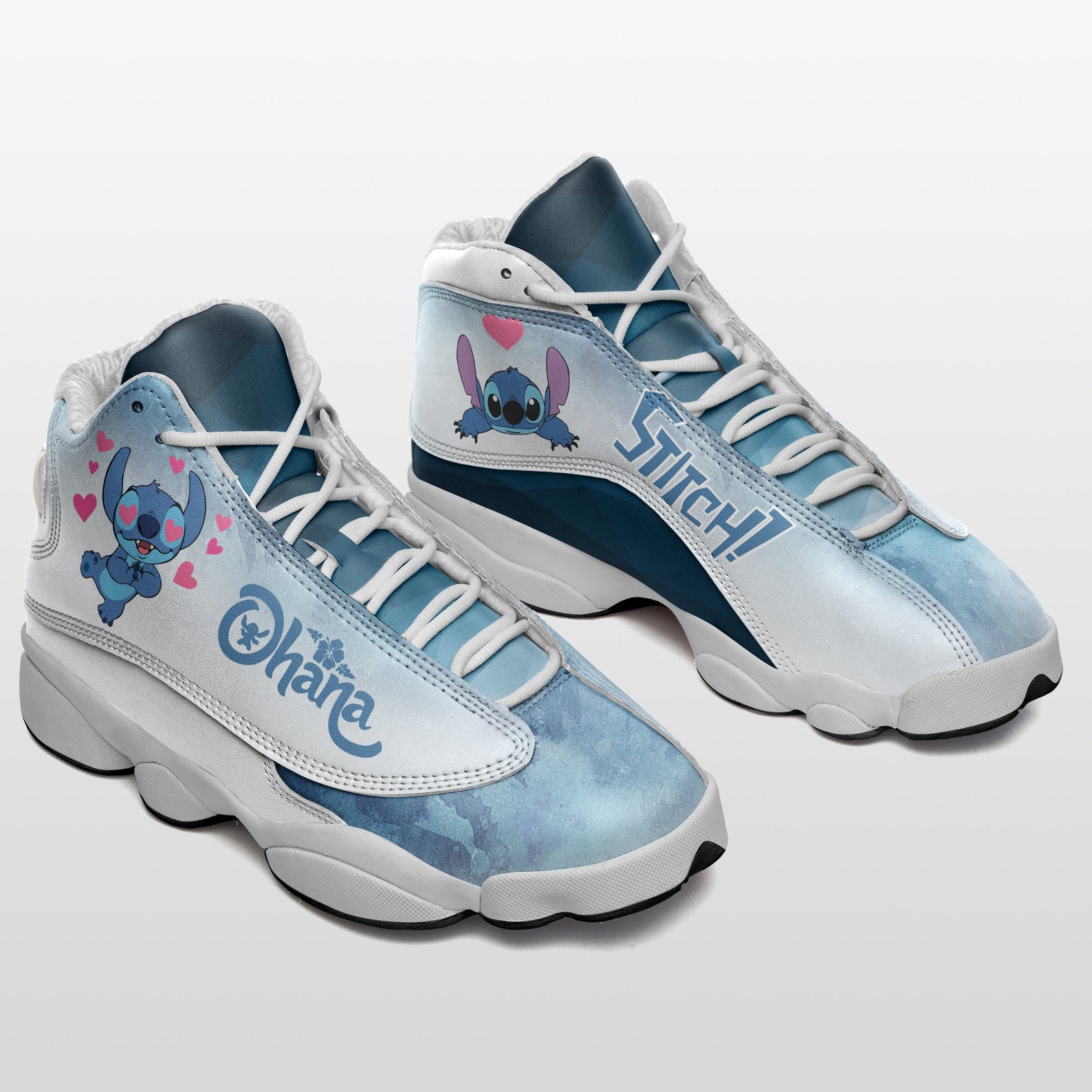 Stitch Disney Jordan 13 Shoes Custom Jd13 Sneakers Gift For | Etsy