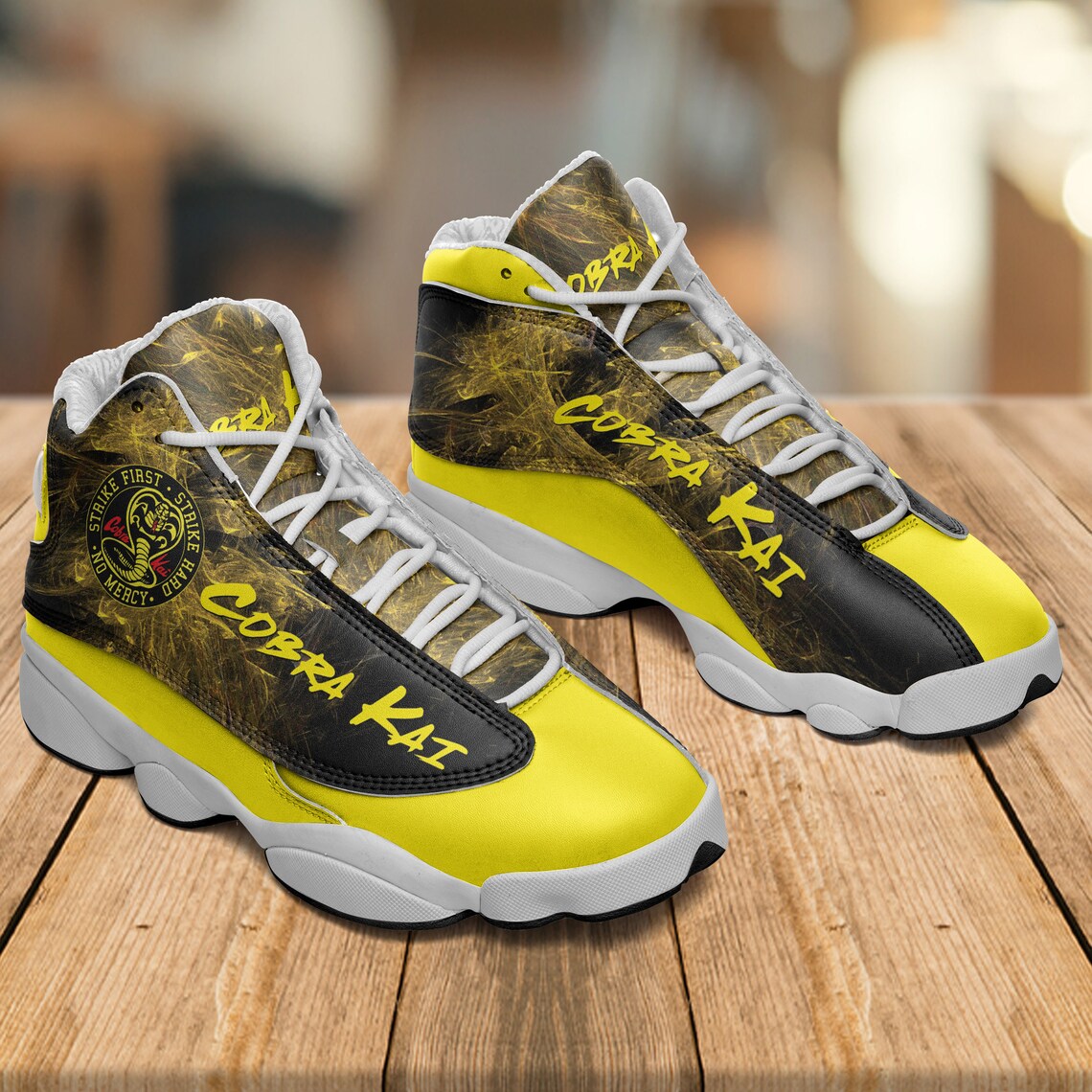 Cobra Kai Air Jordan 13 Shoes Cobra Kai Movie Fans Lovers | Etsy