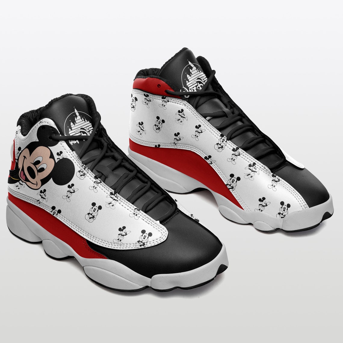 Mickey Mouse Disney Air Jordan 13Disney jordan 13 shoesjd13 Etsy