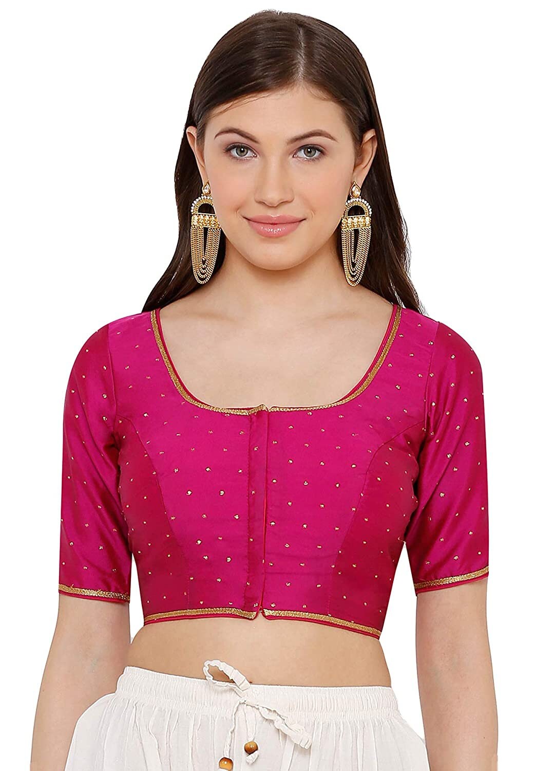 Indian Women Silk Saree Blouse Choli Women's Party Wear - Etsy UK
