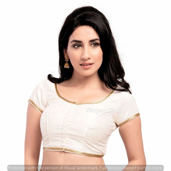 Indian Women Silk Saree Blouse 