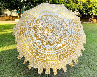 Gartenschirm Boho Sun Shade Sonnenschirm Handmade Schönes Einzigartiges Design Outdoor Décor Party Sonnenschirme Picknick & Sonnenschirme