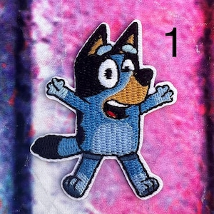 Bluey and Bingo Iron on Patch, Bluey Patch for crocs