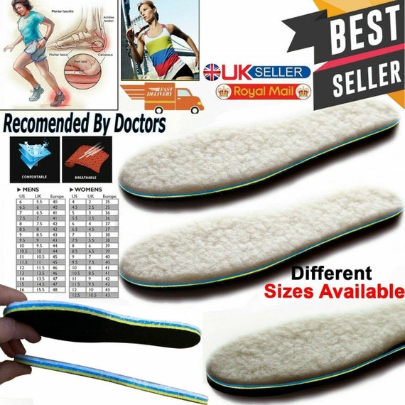 Shearling insoles with arch support shop