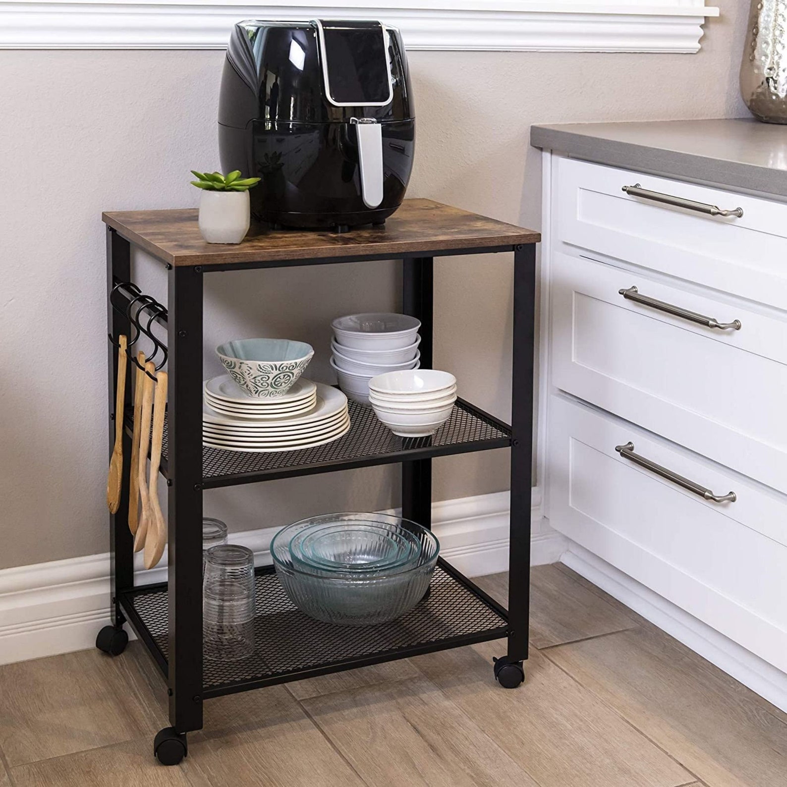 coffee bar cart