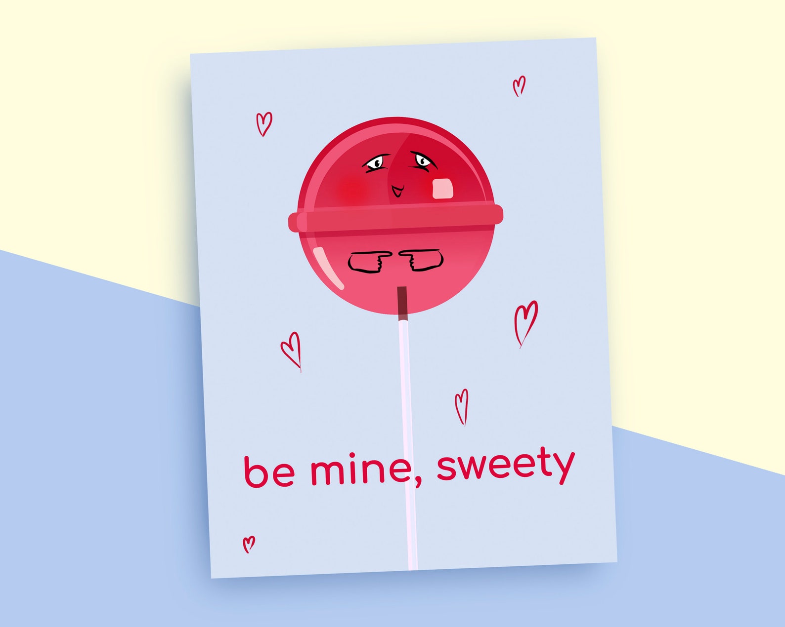 Digital love card printable Valentine's day card | Etsy