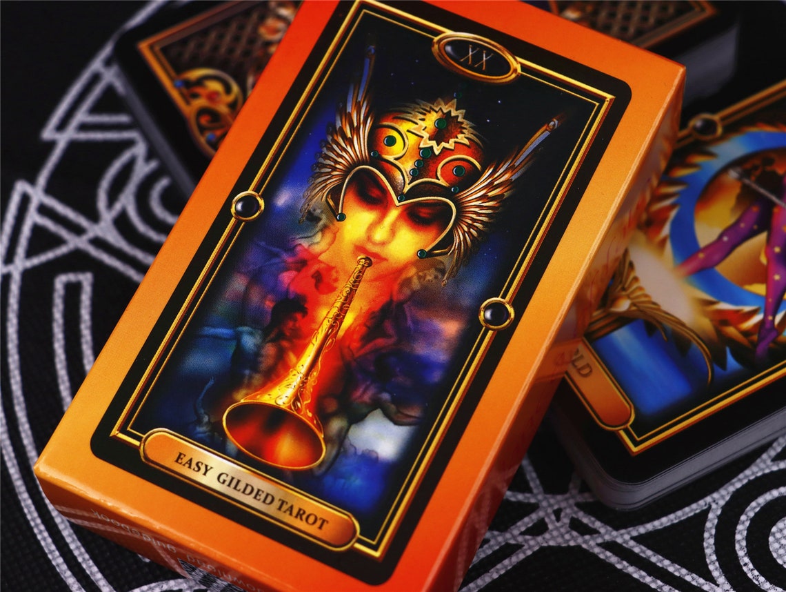 Full Easy Gilded Tarot cards deck Unique tarot cards Tarot Etsy