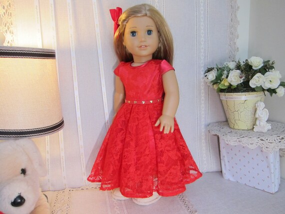 Simply be red lace dress top