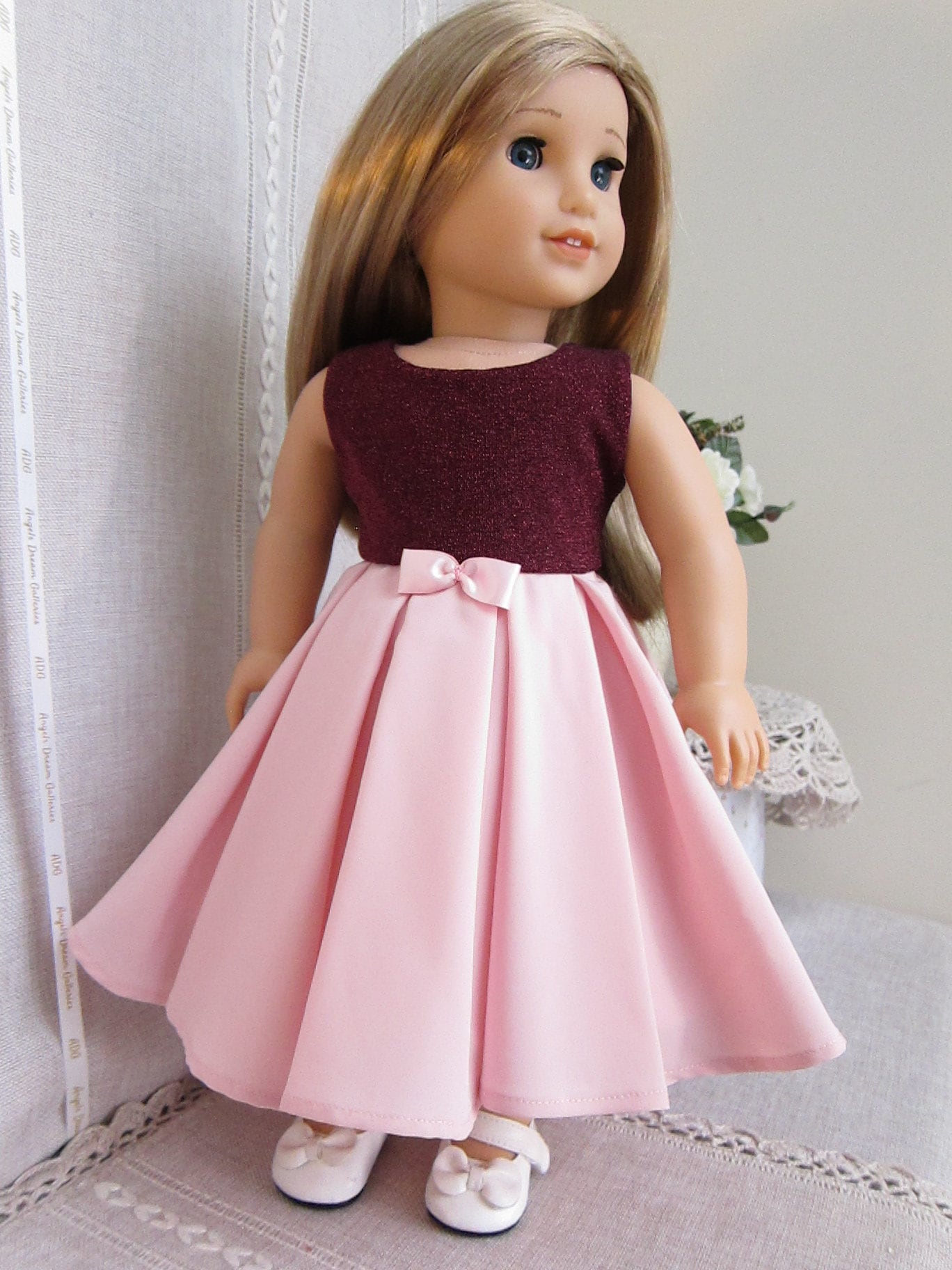 American girl clearance doll pink dress