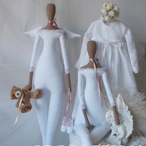 PDF Sewing Pattern and Tutorial for blank Odiva doll body for crafting 68 cm- 27"-rag doll-Art doll-digital download-Soft doll-Odiva