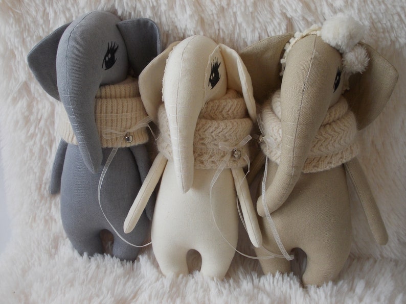 PDF Elephant Sewing Pattern and Tutorial 10 26 Cm Etsy